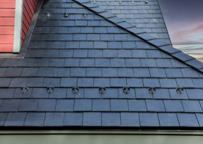 real slate roof detail
